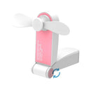 KCASA KC-C28 Portable Folding USB Fan Mini USB Desk Fan Office 4 Blades Cooler Cooling Portable Fan Operation Super Mute Silent