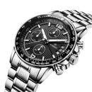 WISHDOIT WSD-002 Fashion Men Quartz Watch Luxury Luminous Business Wrist Watch