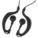 2x Mic Headset Earpiece Earphone 2 PIN Hanger for Baofeng Walkie Talkie Rad S1U5