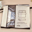 Foldable Non-Woven Quilt Bag Large Comforters Clothes Storage Bag Container Blankets Organizer w/ Handle Window