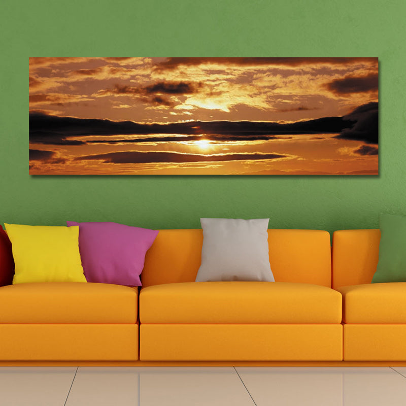 DYC 10391 Single Spray Oil Paintings Photography Landscape Sunrise WallArt For Home Decoration