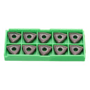 Drillpro 10pcs WNMG080404 MS CVD Carbide Insert Turning Tool Carbide Insert for DWLNR/L PWLNR/L