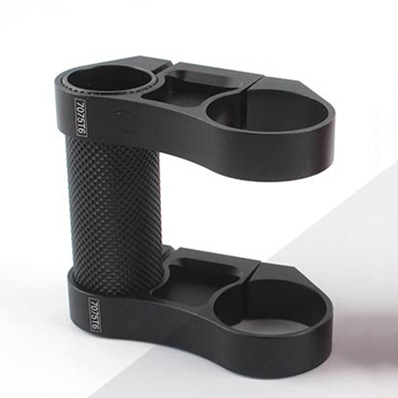 Qikour Folding Bike CNC Lightweight 7075 T6 Aluminum Double Stem BMX T-head Tube Adapter 25.4mm 31.8