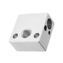 Upgrade Aluminium 20x20x10mm Heating Block For CR-10 3D Printer Extruder