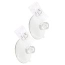2 Pcs Plastic Round Suction Cup Clip Advertising Pop Display Holder Stand C Z9V8
