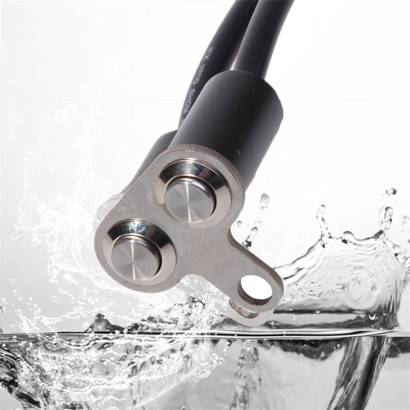 BOSMAA MK66L 12V Motorcycle Dual Button ON OFF Switch Headlight Aluminum Alloy Waterproof Handlebar Mount