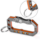 DITO Stainless Steel Survial Climbing Carabiner Outdoor Multifunctional Backpack Buckle Keychain