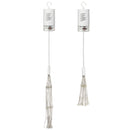 Battery Operated 8 Mode LED Dandelion Hanging String Light with Remote Control Christmas Decor