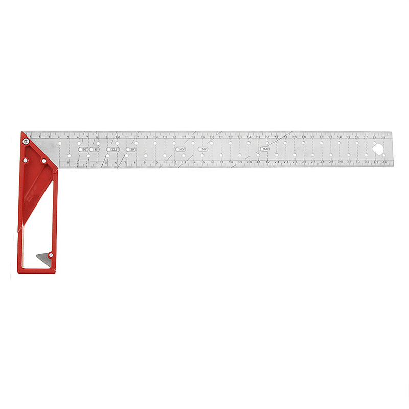 25-45cm Stainless Steel Precision Woodworking Square 90 Degree Angle Ruler Metric