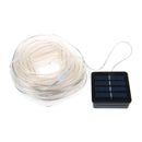 Waterproof 100 LED 12M Solar Christmas Led Lighting Rope PVC TUBE String Li