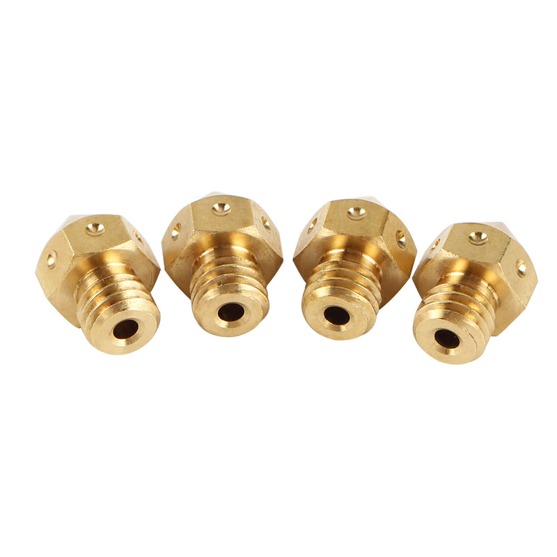 4PCS 0.3mm/0.4mm Copper Brass Extruder Nozzle For 1.75mm 3D Printer Filaments