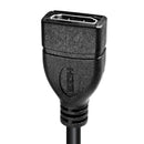 Mini HDMI Male to HDMI Female Adapter Cable Cord 1080P