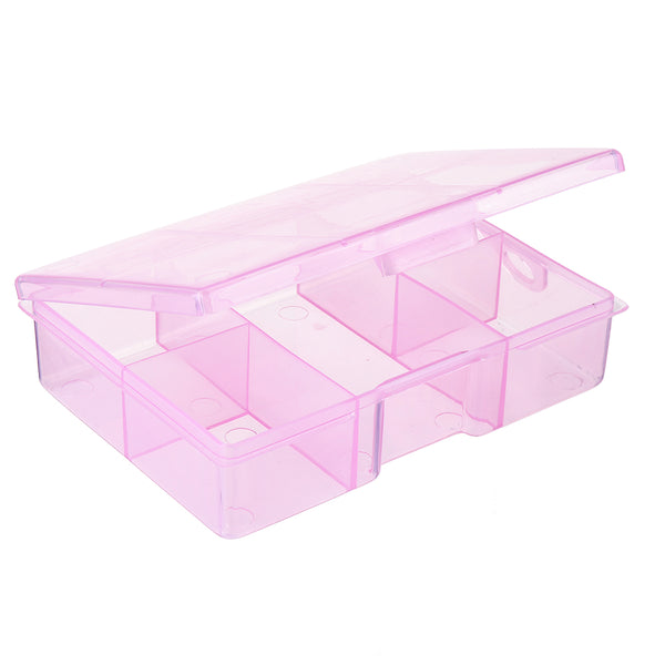 5 Grid Electronic Components Project Storage Assortment Box Bead Organizer Plastic Storage Case