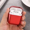 Bakeey Plating Dustproof Wireless Earphone Storage Protective Case for Apple Airpods 1 / AirPods 2