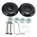 2 Set of Luggage Suitcase Replacement Wheels Axles Deluxe Repair Tool OD 68