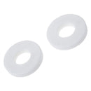 Round 26x11x4.6 mm Ceramic Insulation Protection Washer White 5 Pieces W4E3