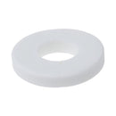 Round 26x11x4.6 mm Ceramic Insulation Protection Washer White 5 Pieces L9C1