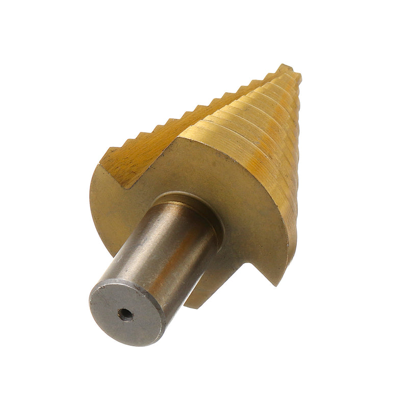 5-35mm HSS Titanium Step Cone Drill Bit High Speed Steel Wood Steel Hole Cutter