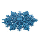 12 Pcs Glitter Snowflake Christmas Ornaments Xmas Tree Hanging Decoration B O7V1