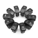 12/24V Blue Car Switch Boat Truck Light Led Rocker Switch Bar Toggle Reverse Rear Light Switch