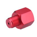 Adapter Converts CO2 Tank to Standard 5/8-18 Male Fitting & TR21-4 Female Fitting Red