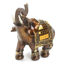 Resin Feng Shui Elegant Elephant Statue Lucky Wealth Figurine Home Decoration Decor