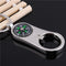 3D Keychain Keyfob Gift Compass Bottle Opener Keyring Multifunctional