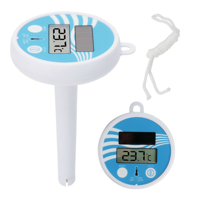 Solar Floating Thermometer Digital Display Swimming Pool Spa Water Temperature