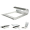 Portable Aluminum Laptop Stand Tablet Holder Heat Dissipation for 11.0-15.6 Inch Laptop Tablet MacBook Air/MacBook Pro for iPad Pro 12.9 Inch