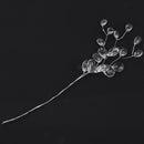 10pcs Crystal Bud Branches Artificial Flower Twigs For Wedding Party Home S G2Y4