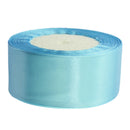 1 roll 40mm 22 Meters silk satin ribbon for wedding party(LIGHT BLUE) M4T7