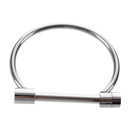Fashion Shackle Screw Cuff Bracelet Stainless Steel Bracelets & Bangles Sil