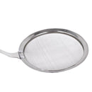 10 cm diameter, perforated, stainless steel, ladle, skimmer, sieve, 2 piece Y4Q3