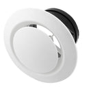 100mm Mounting Dia Adjustable ABS Disk Ventilation Grill Round Exhaust Mani N9I2