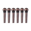 6pcs SOLO SLN-202 Brass Guitar Bridge Pins Set Guitar Instrument Parts