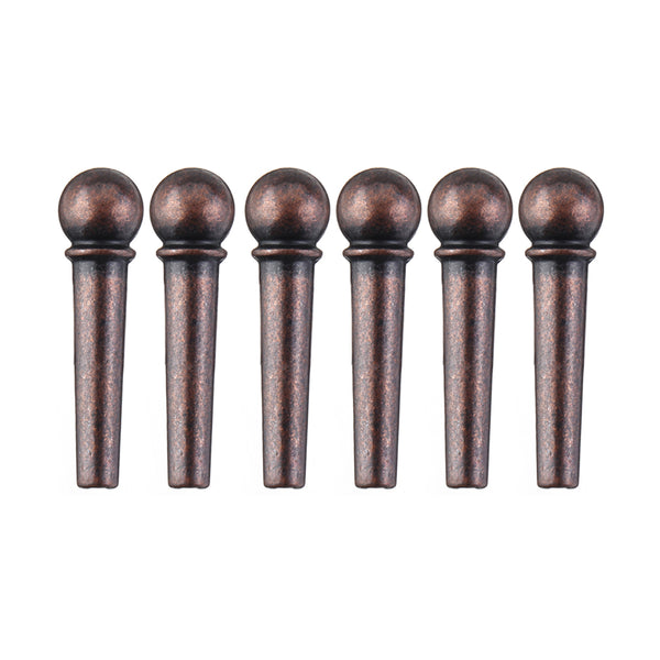 6pcs SOLO SLN-202 Brass Guitar Bridge Pins Set Guitar Instrument Parts