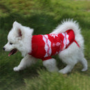 Christmas Snowflake Pet Dog Cat Autumn Winter Sweaters Warm Pullover Hoodie Costume