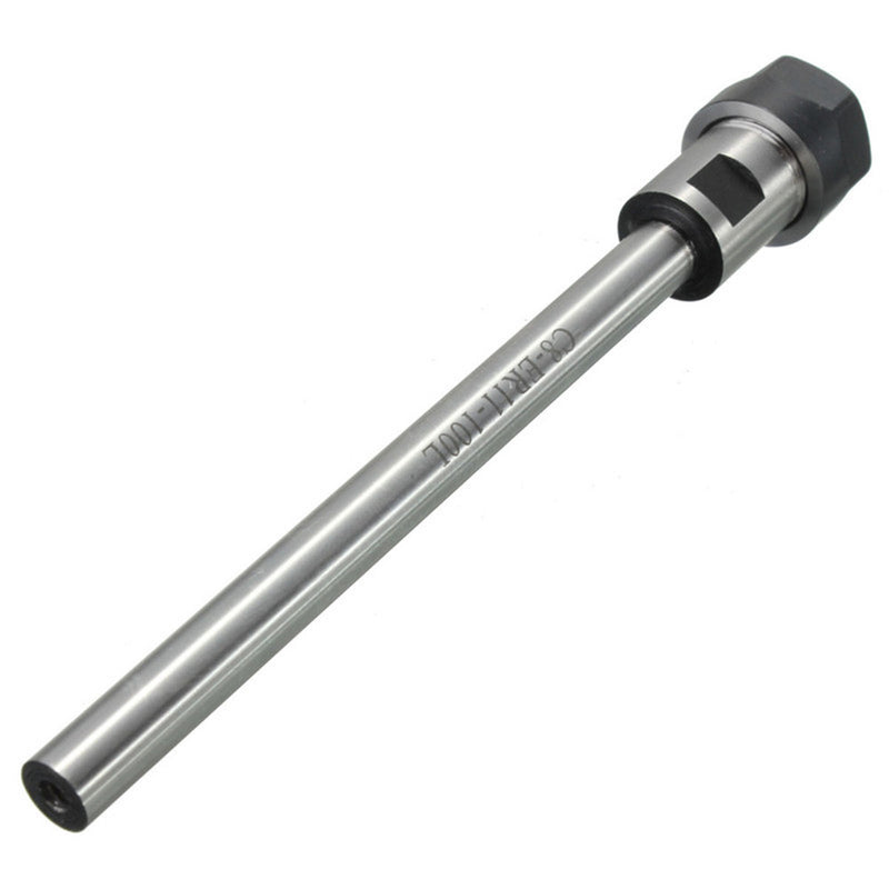 C8 ER11A 100L Collet Chuck Holder Straight Shank CNC Milling Lathe Extension Rod Lathe Tools