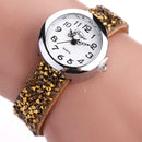 DUOYA DY005 Retro Style Ladies Bracelet Watch Gift Leather Strap Quartz Watches