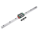 Machifit HGR15 100-1000mm Linear Rail Guide with HGW15CC Linear Rail Slide Flange Block CNC Parts