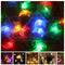 10M Moon Shape Warm White Colorful 100 LED String Fairy Holiday Light Home Decor EU Plug AC220V