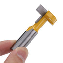 1/2 Inch Shank T-slot Router Bit T-track Slotting Woodworking Milling Cutter