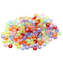 200 Random Color Transparent Plastic Letter Beads 7mm Z8T3