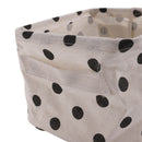 Simplicity White&Black Linen Desk Storage Basket Holder Jewelry Stationery  U3H2