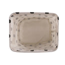 Simplicity White&Black Linen Desk Storage Basket Holder Jewelry Stationery  U3H2