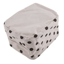 Simplicity White&Black Linen Desk Storage Basket Holder Jewelry Stationery  U3H2