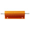 RX24 100W 10R 10RJ Metal Aluminum Case High Power Resistor Golden Metal Shell Case Heatsink Resistance Resistor