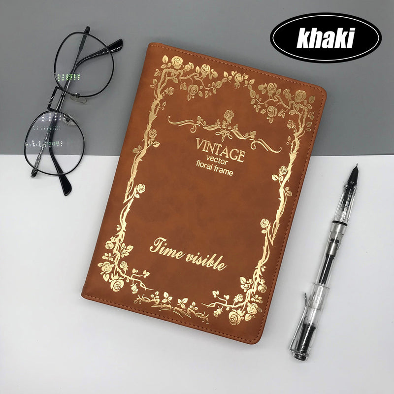 PU strap notebook retro multi-function diary student creative notebook office culture