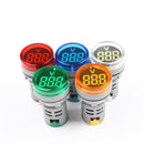 3pcs Green LED 22mm DC Voltage Measuring Instrument Mini Voltagemeter DC6~100V AD101-22VM Indicator Voltmeter
