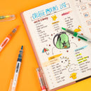 XIAOMI Ecosystem Deli 33530 5 Pcs/set Highlighter Fluorescent Pens Marker Pen Stationery Office School Supplies